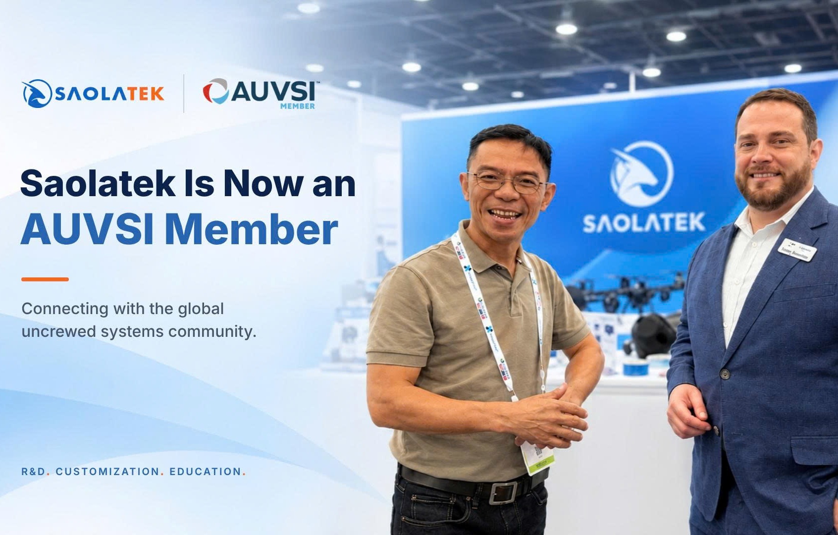 Saolatek Joins AUVSI, Expanding Connections in the Global Uncrewed Systems Industry